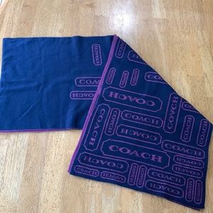 Coach reversible large scarf